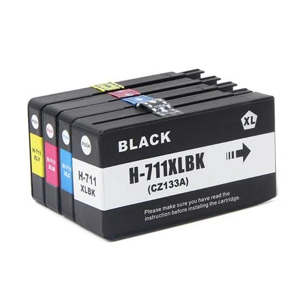 For HP 711 Compatible Ink Cartridge with Dye Ink with Chip