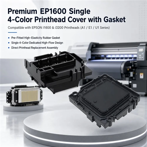 Epson I1600 Single 4-Color Printhead Manifold Adapter Cover (Pre-Assembled Wi...