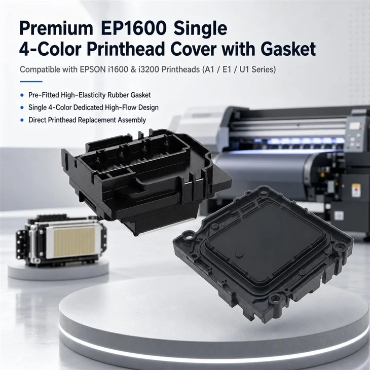 Single 4-Color Cap Top For Epson I1600 Print Heads
